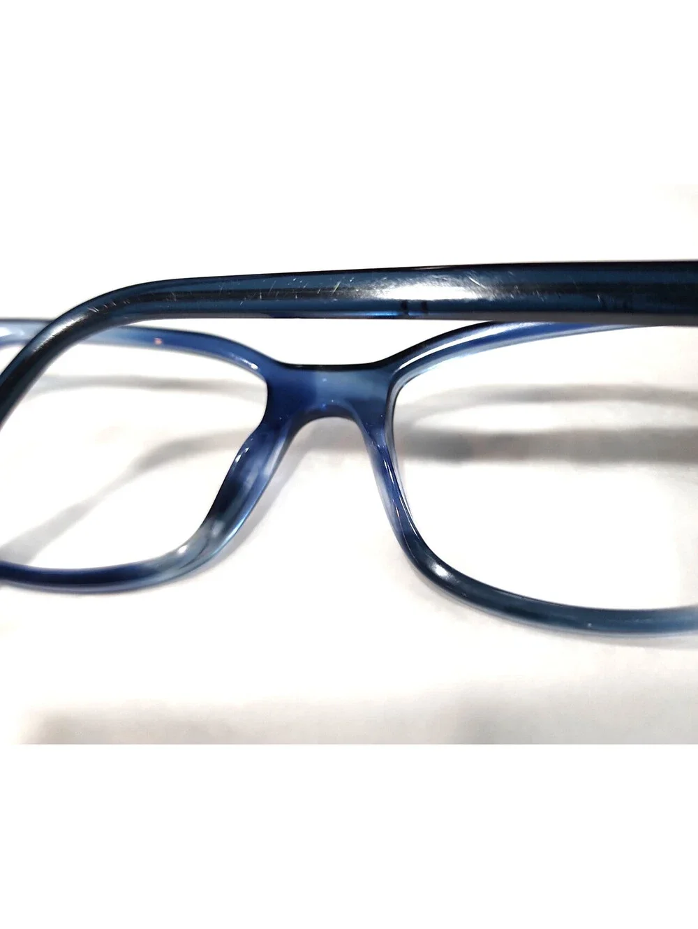 Ray Ban RB5362 8067 Glossy Blue Fade Square Eyeglasses Frame 52-17 140